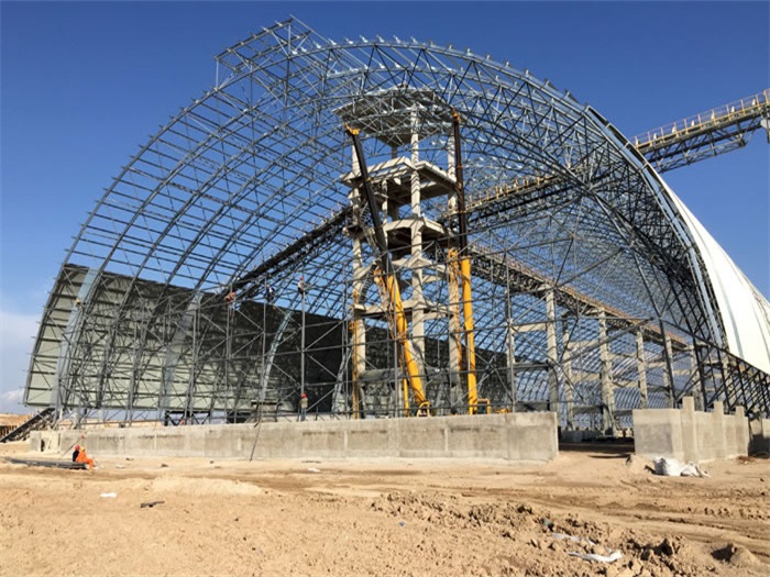 六盘水煤机油桶翘工程网架